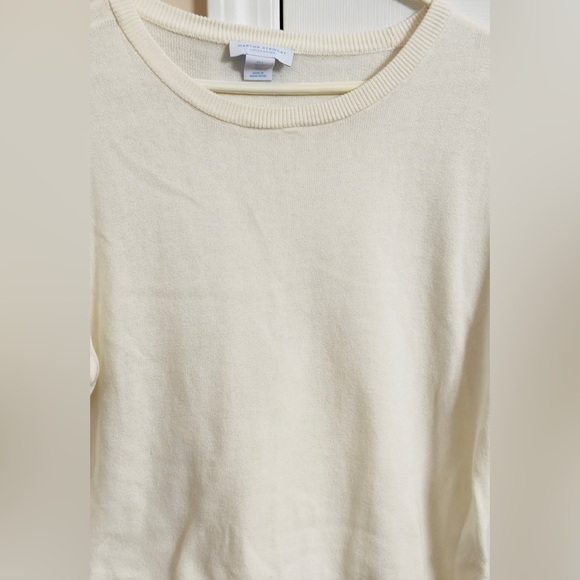 Martha Stewart Collection Ivory White Woman’s L Short Sleeve Top‎ - Picture 2 of 6